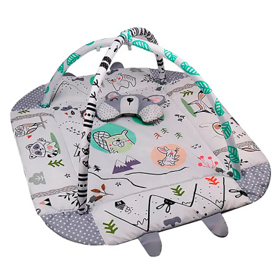 Коврик детский развивающий с игрушками три положения Рыжий кот Y20246107 1